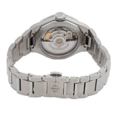 Pre-owned Baume & Mercier Baume Et Mercier Riviera Automatic Pink Dial Ladies Watch M0a10675