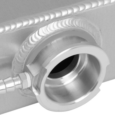 Universal Aluminum Radiator Coolant Expansion Overflow Tank Reservoir 1.25 QT