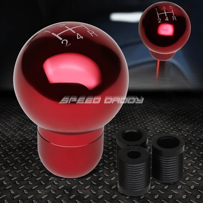 5-СТУПЕНЧАТАЯ MT/МЕХАНИЧЕСКАЯ КОРОБКА ПЕРЕДАЧ M8/M10/M12 АЛЮМИНИЕВАЯ КРУГЛАЯ КОРОТКАЯ РУЧКА ПЕРЕКЛЮЧЕНИЯ ПЕРЕДАЧ КРАСНОГО ЦВЕТА