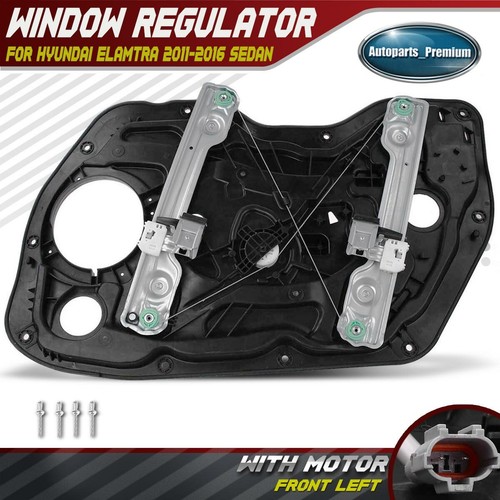 Power Window Regulator with Motor for Hyundai Elantra 20112016 Sedan