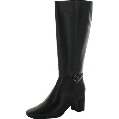 Naturalizer Womens Waylon Black Knee-High Boots Shoes 7.5 Wide (C,D,W) BHFO 4934