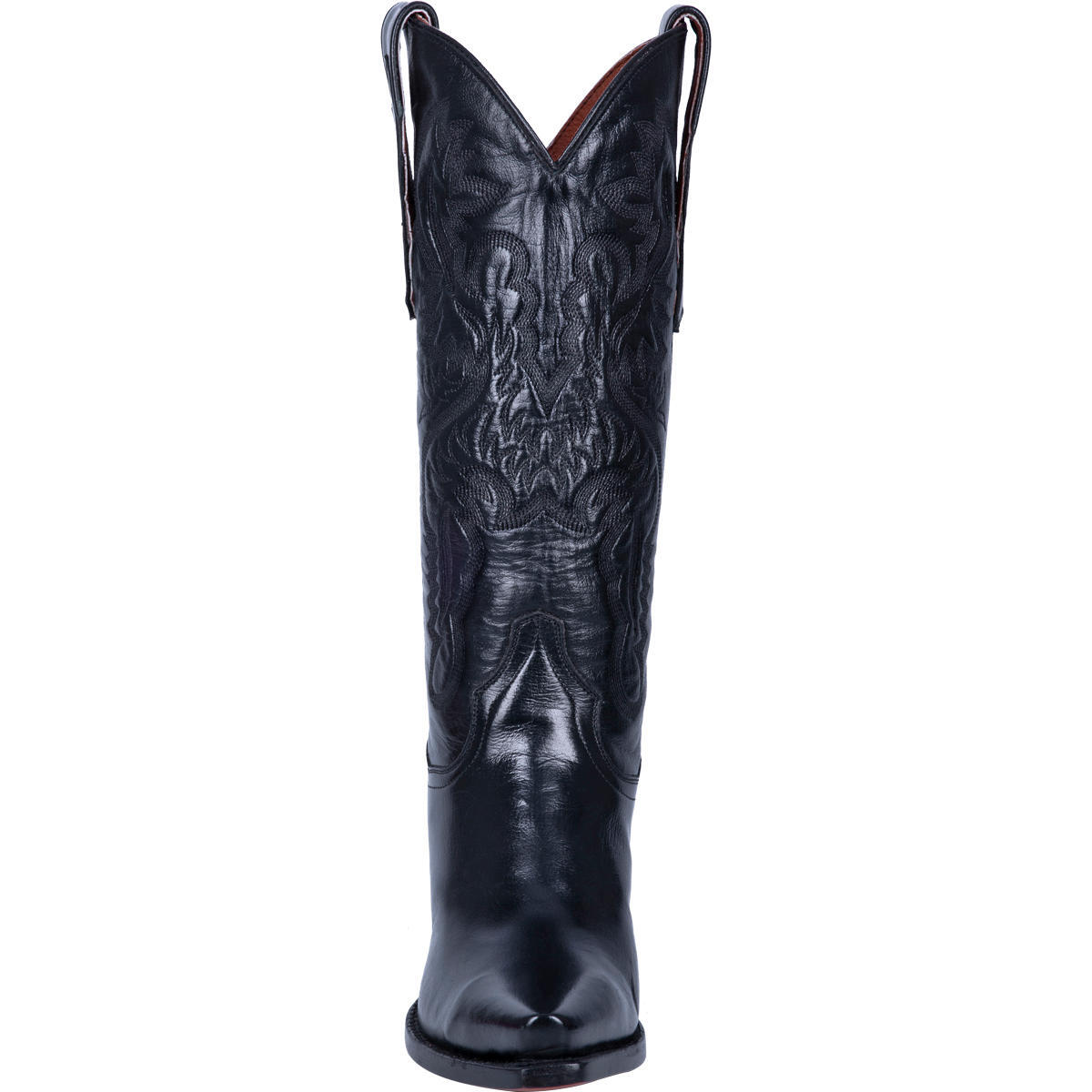 Pre-owned Dan Post Ladies  Maria Black Napalino Leather Western Fashion Boots Dp3200
