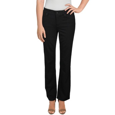 

Женские прямые джинсы NYDJ Marilyn Black Denim со средней посадкой  BHFO 2385, Черный