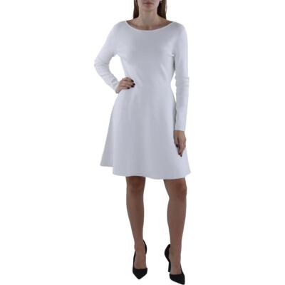 Женское мини-платье BCBGMAXAZRIA с вырезом лодочкой и расклешенными рукавами BHFO 4357