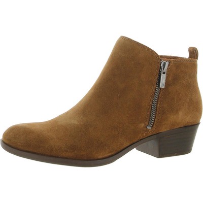 

Женские коричневые ботильоны Lucky Brand Basel 8,5, средние (B,M) BHFO 9848, Cognac suede