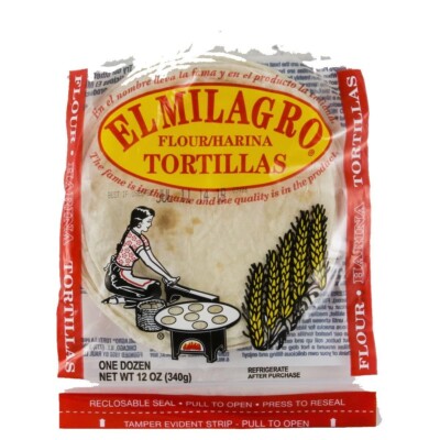El Milagro Flour Tortillas, 20 ct FAST FREE SHIPPING