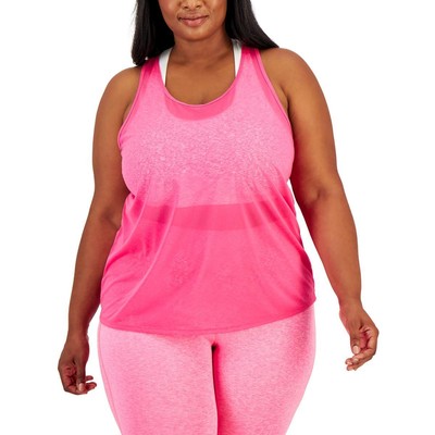 Женская розовая майка для фитнеса и спортивной ходьбы Ideology Womens Plus 2X BHFO 8418