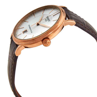 Pre-owned Tissot Carson Premium Powermatic 80 Automatic White Dial Men's Watch