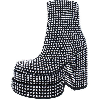

Женские модные ботильоны Steve Madden Cobra с застежкой-молнией на щиколотке BHFO 0456, Черный, Cobra