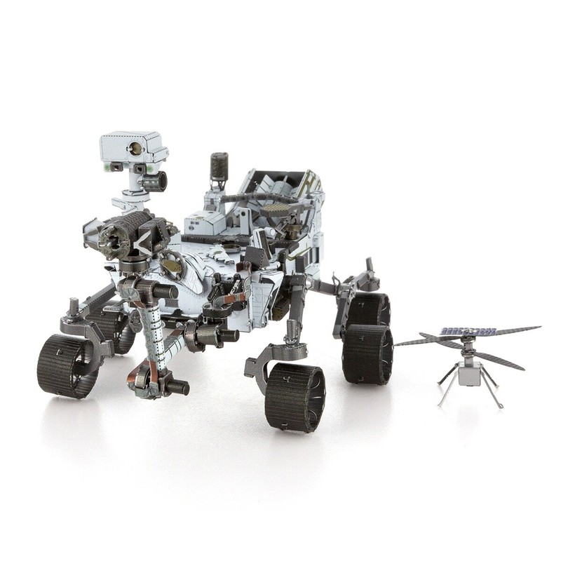 Fascinations Metal Earth Mars Rover Perseverance Ingenuity Helicopter Model Kit
