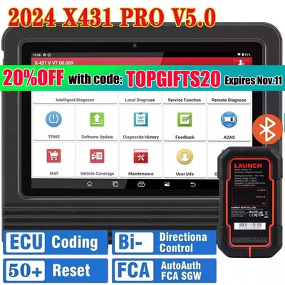 LAUNCH X431 Pro 5 Pro V5.0 Elite Bidirectional Car Diagnostic Scanner KEY Coding