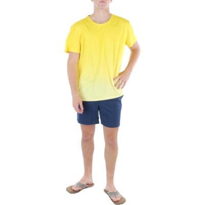 

Мужская желтая футболка для фитнеса Ideology, пуловер, спортивный  BHFO 3233, Bold lemon combo, 100147644