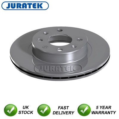 1x Brake Disc Front Juratek Fits Hyundai i10 Kia Picanto 1.0 1.1 CRDi 1.2