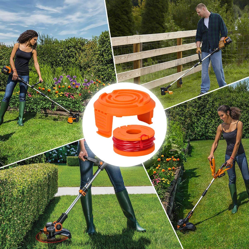 Weed Eater String Replacement Trimmer Line for Worx WA0010 WG180 WG163 Spools,10