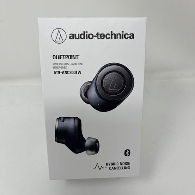 Audio-Technica ATH-ANC300TW Wireless Noise-Cancelling In-Ear Headphones NEW