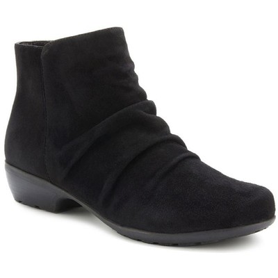 

Женские прогулочные люльки Esme Black Booties Shoes 9 Extra Wide (E+, WW) BHFO 2208, Black suede, Esme