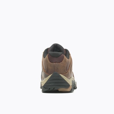 Pre-owned Merrell Work Men's Moab Adventure Carbon Fiber Toe Work Shoe Toffee - J004637, T In Brown