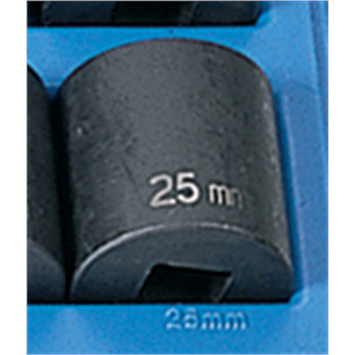 Grey Pneumatic SOC 25MM 1/2D IMP 6PT