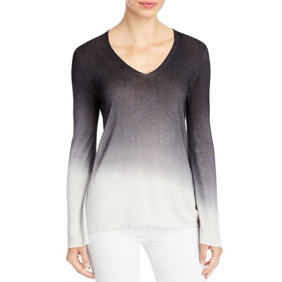 

Женская черная рубашка с круглым вырезом с омбре Kobi Halperin Jayme, топ  BHFO 9841, Black multi