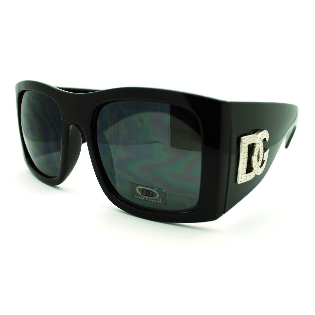 DG Eyewear Men's Plastic Square Sunglasses