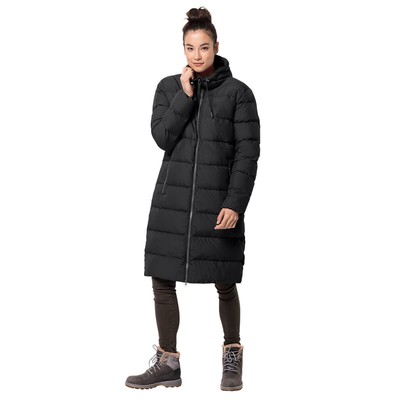 JACK WOLFSKIN JACK WOLFSKIN WOMENS CRYSTAL PALACE COAT JACKET - BLACK - L