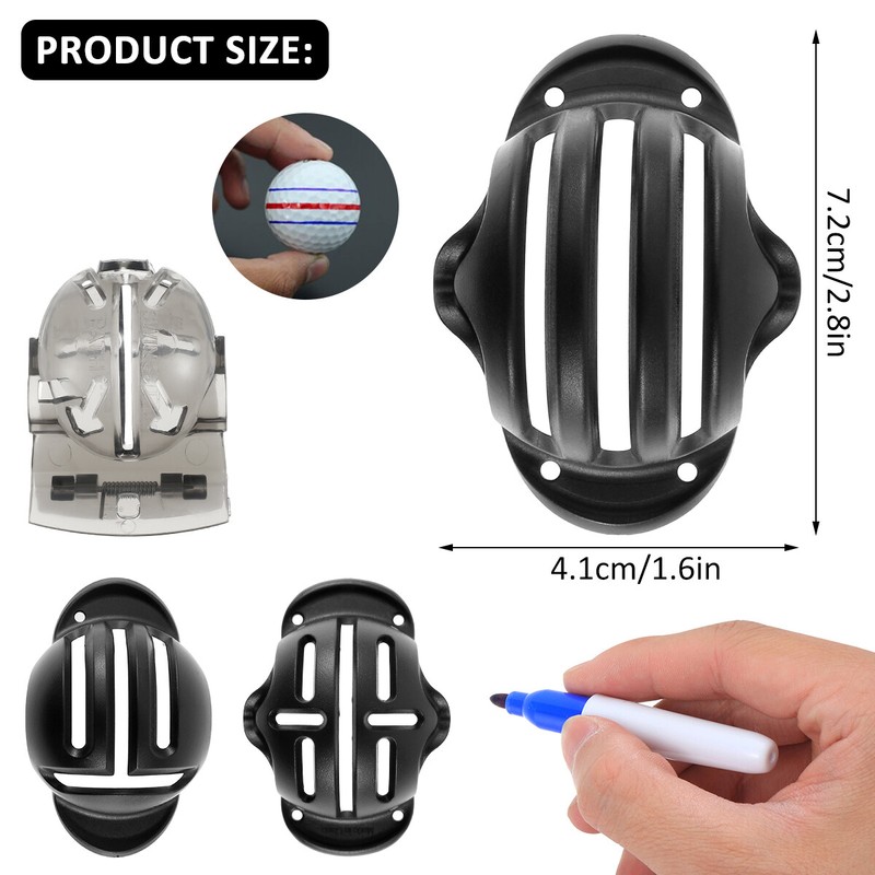 8pcs Golf Ball Line Marker Pen Stencil Marker tTemplate Drawing Alignment .C