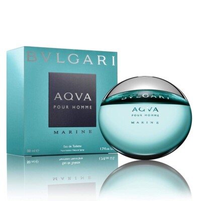 Bvlgari AQVA Marine Pour Homme by Bvlgari for Men Eau de Toilette Spray 1.7 oz