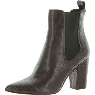 

Женские коричневые ботильоны Steve Madden, обувь 7, средний (B,M) BHFO 5551, Brown croco, Subtle
