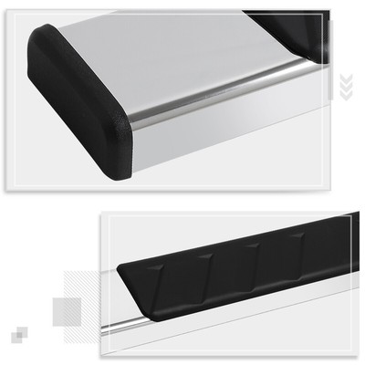 For 09-24 RAM 1500 Extended Quad Cab 5" Pad Side Step Nerf Bar Running Boards