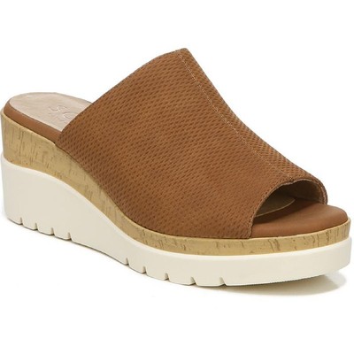 

SOUL Naturalizer Womens Good Times-M Коричневые сандалии на танкетке шириной 9,5 (C, D, W) 4587, Toffee