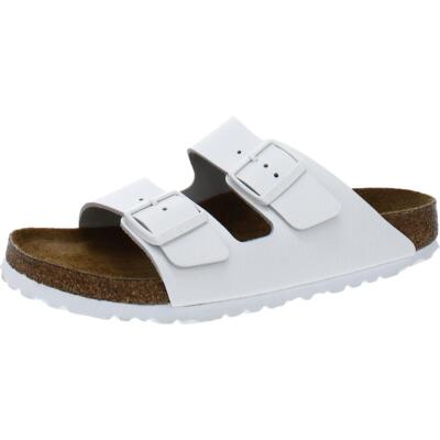 Женские белые кожаные шлепанцы Birkenstock Arizona BS 40 BHFO 3942