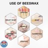Beeswax Pellets 2LB, White Beeswax, 100% Organic Beeswax for Candle Making, Body, Skin Care DIY, Lip Balm and Soap Making Supplies