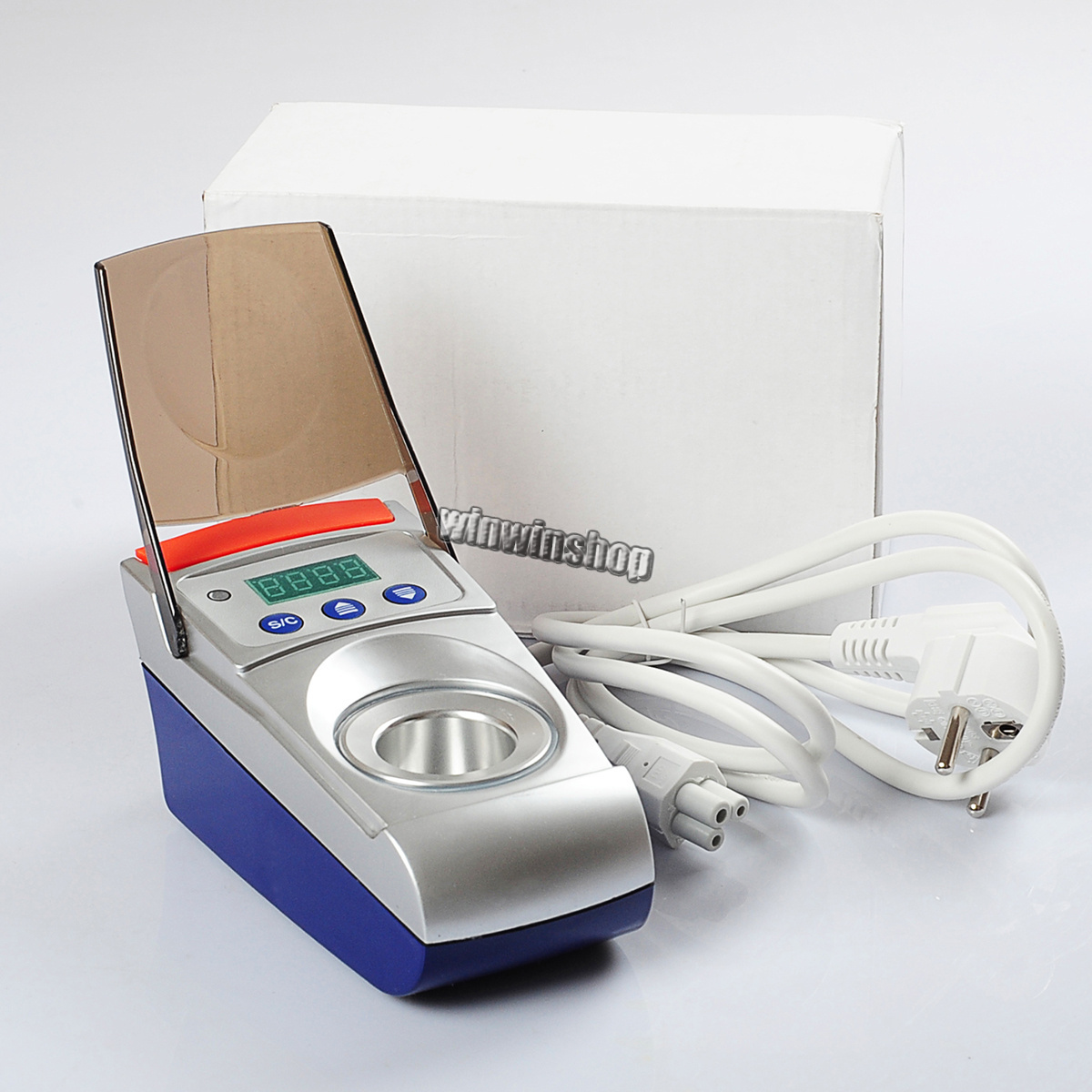 1Set Dental Digital Wax Heater Pot Analog Melting Dipping Heater Melter