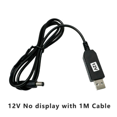1x 10x USB Power Boost Line DC 5V to DC 9V 12V Step UP Adapter 5.5 x 2.1mm Cable