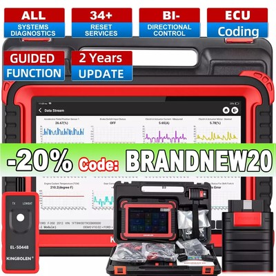 2024 KINGBOLEN K8 IMMO Elite OBD2 Scanner Car Diagnostic Tool K- y Pr- gramming
