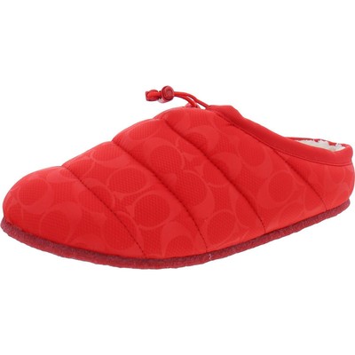 

Женские шлепанцы Coach Rachelle, красные, из искусственного меха, размер 5, средний (B,M), BHFO 0986, Miami red