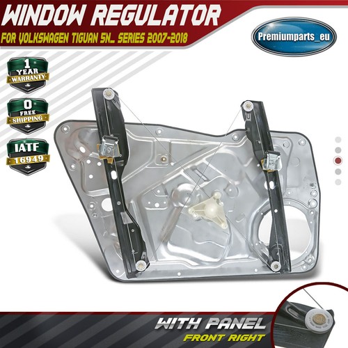New Window Regulator W Panel Front Right For Vw Tiguan 5n Suv