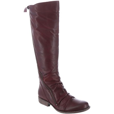 

Miz Mooz Womens Lore Dressy Высокие сапоги до колен без застежки Обувь BHFO 6174, Bordeaux, Lore