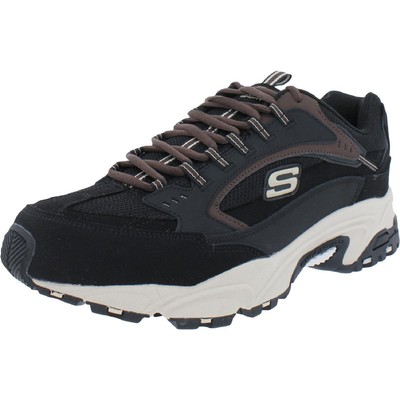 

Мужские кроссовки Skechers Stamina Nouvo черные 10,5 средний (D) BHFO 5382, Black/brown, Stamina Nouvo