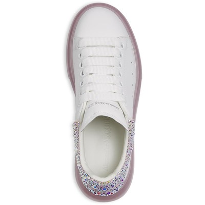 Pre-owned Alexander Mcqueen Womens Larry Casual And Fashion Sneakers Shoes Bhfo 0083 In White/porcelain