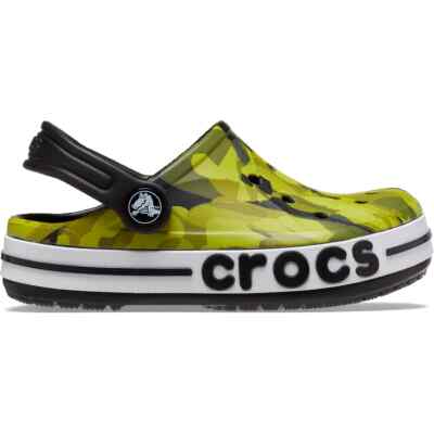 Обувь для малышей Crocs - Камуфляжные сабо Bayaband, Детская водная обувь, слипоны