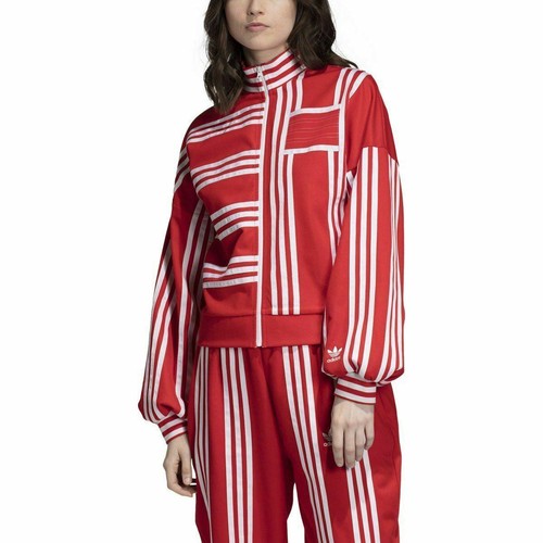 ジャケット・アウター Yahweh EH6041] Womens Adidas Originals x Ji Won Choi Striped Active