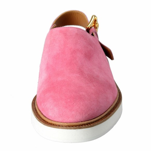 VERSACE VERSACE HERREN PINK WILDLEDER RIEMEN SANDALEN SCHUHE US 6 7 8 9 10 11 12 13