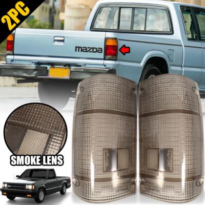 Tail Lamp Light Smoke Black only Lens For Mazda B2000 B2200 B2600 1985-1998