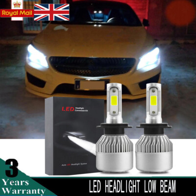 Mercedes CLC-Class CL203 H7 501 55w Clear Xenon HID Low//Side Headlight Bulbs Set