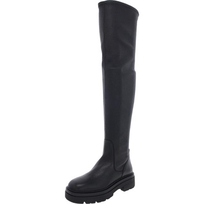 Женские высокие сапоги Steve Madden Womens Industry черного цвета 7 Medium (B,M) BHFO 0170