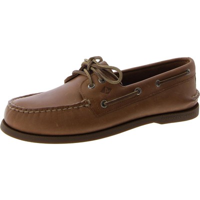 Мужские туфли-лодочки Sperry из золотисто-коричневой кожи на плоской подошве 10.5 Medium (D) BHFO 4345