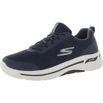 

Skechers Womens Go Walk Arch Fit-Motion Breeze Темно-синие прогулочные кроссовки BHFO 9591, Navy/white