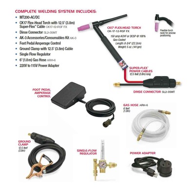 CK Worldwide MT200-AC/DC TIG Welding System