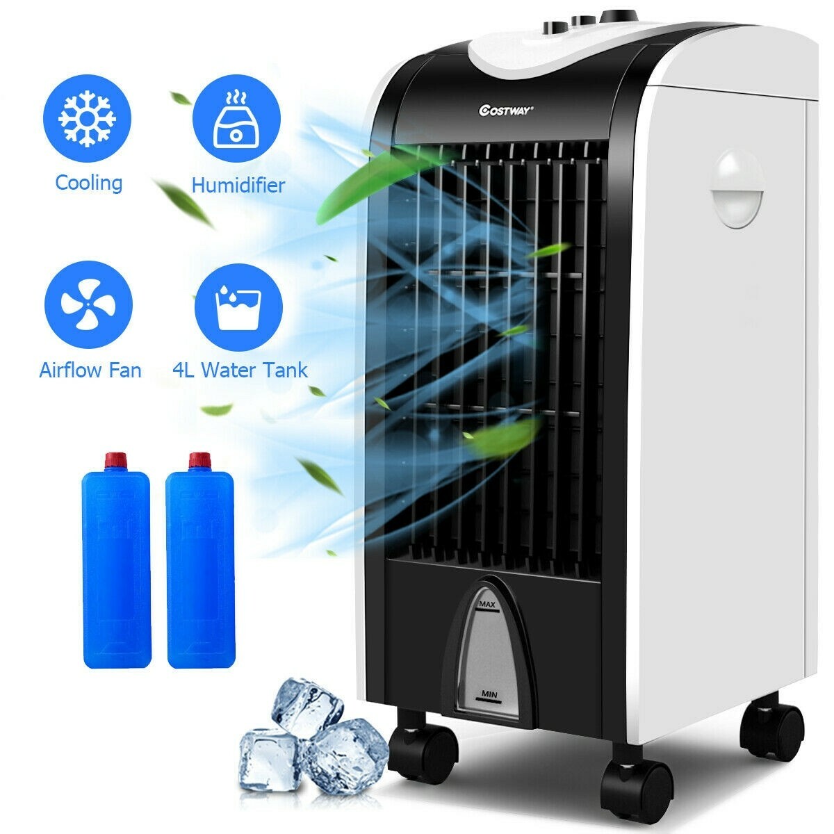Cooler Evaporative Fan Humidifier Air Cooling Cool Home
